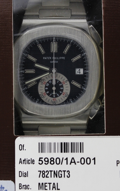 (image for) UNWORN PATEK PHILIPPE 5980/1A NAUTILUS CHRONOGRAPH / DOUBLE SEALED